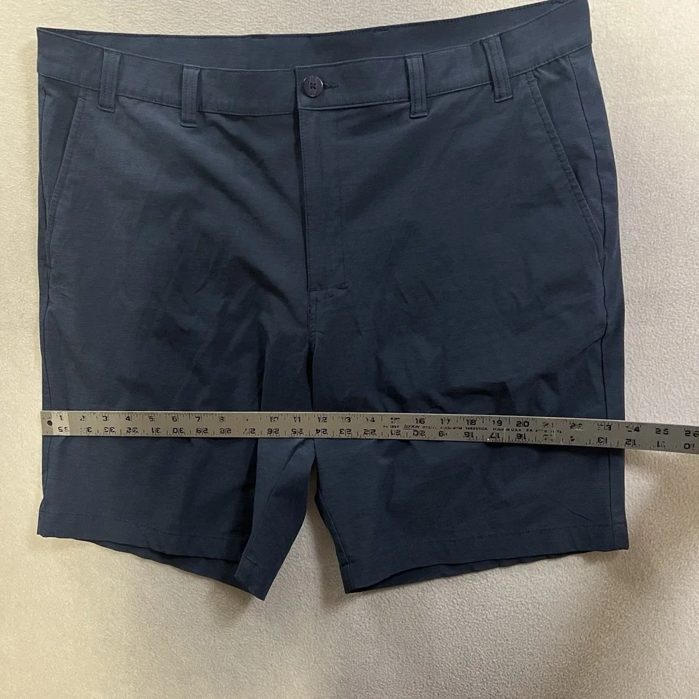 PGA Tour Golf Shorts Men's Size 40 Blue Flat Front Performance Stretch Pockets